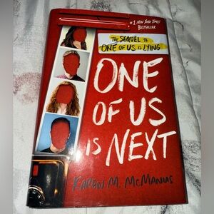 One of Us is Next by Karen M. McManus. hardcover still in good condition